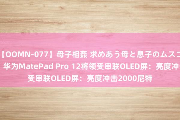 【OOMN-077】母子相姦 求めあう母と息子のムスコ 4時間 25名 华为MatePad Pro 12将领受串联OLED屏：亮度冲击2000尼特